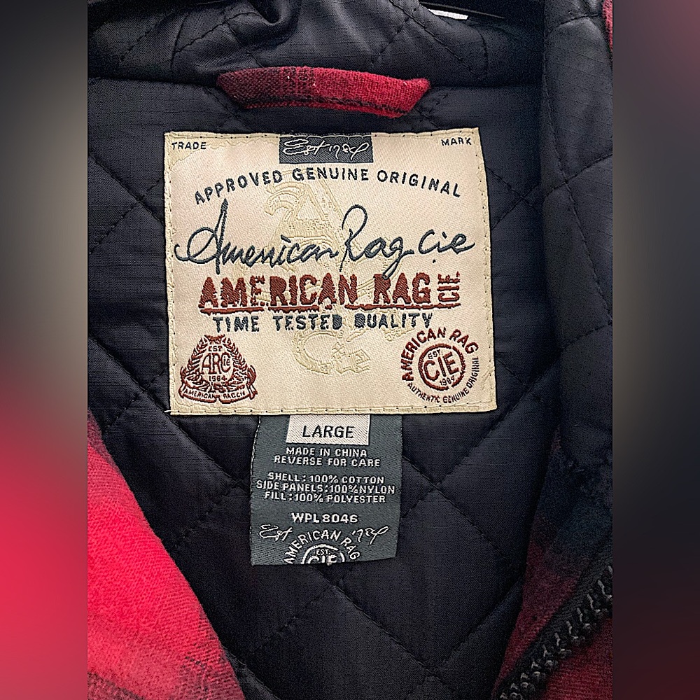 American Rag Jackets & Coats | American Rag Cie | Color: Black/Red | Large - Picture 4 of 5
